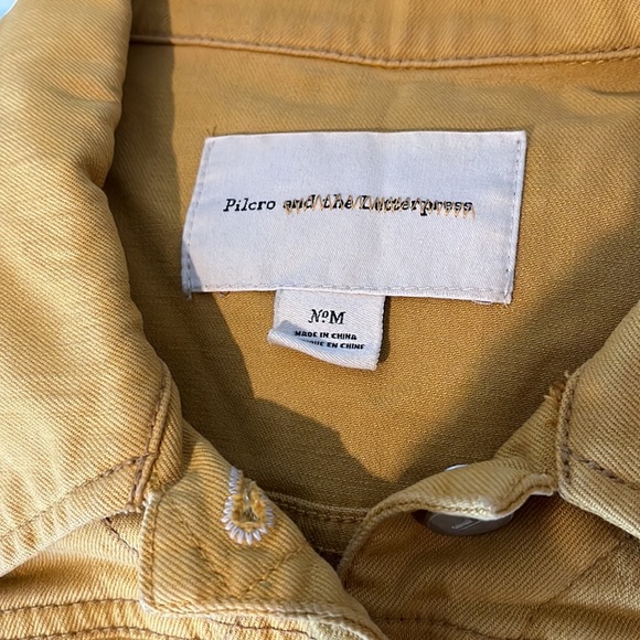 Pilcro Anthropologie Cropped Jean Jacket M - Picture 2 of 5